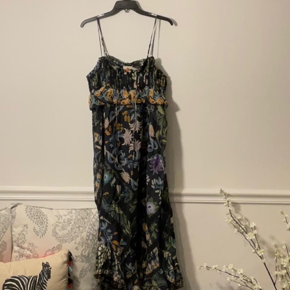 Floral Black Maxi Dress